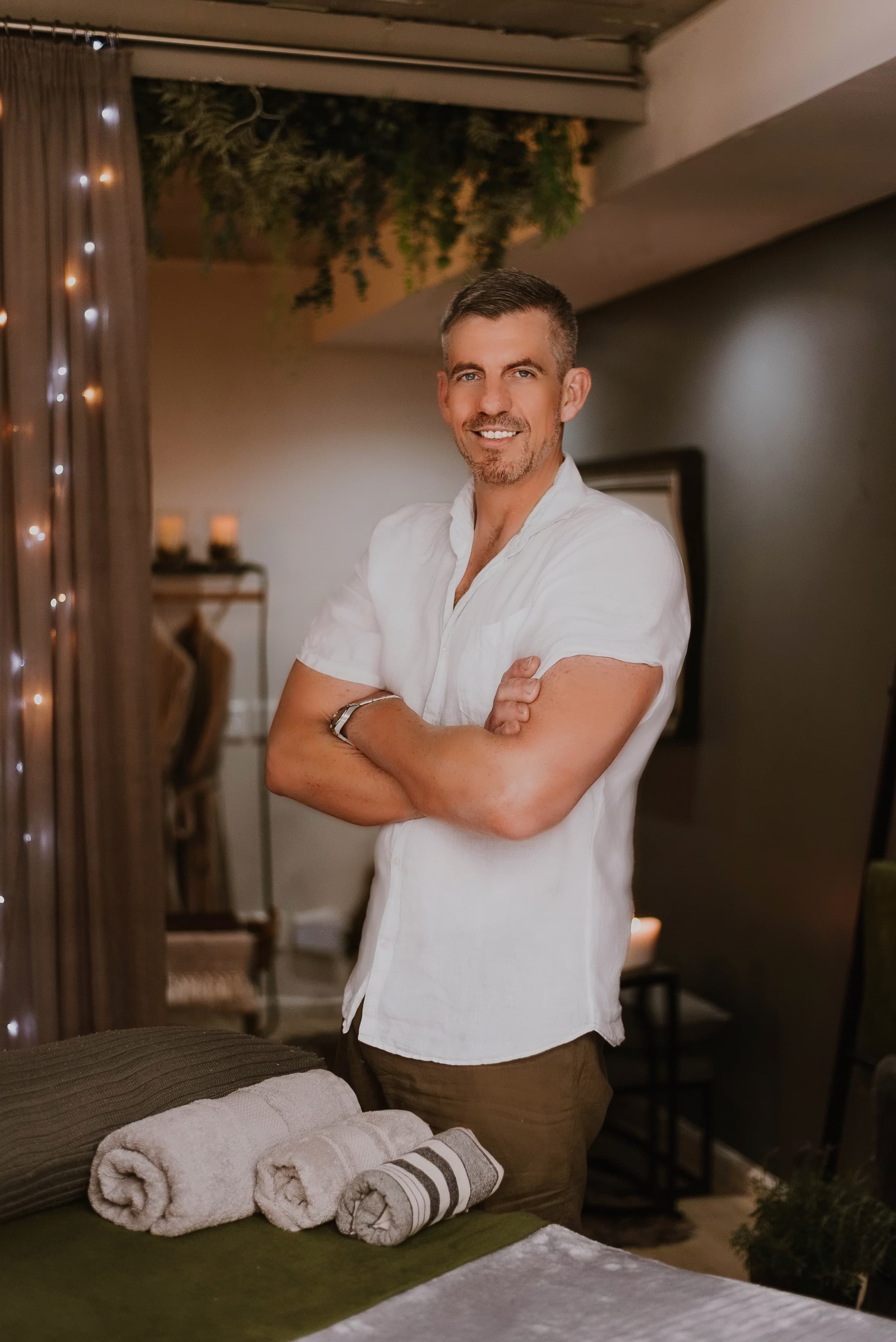 Philip van Tonder in the Woodstock Spa Suite