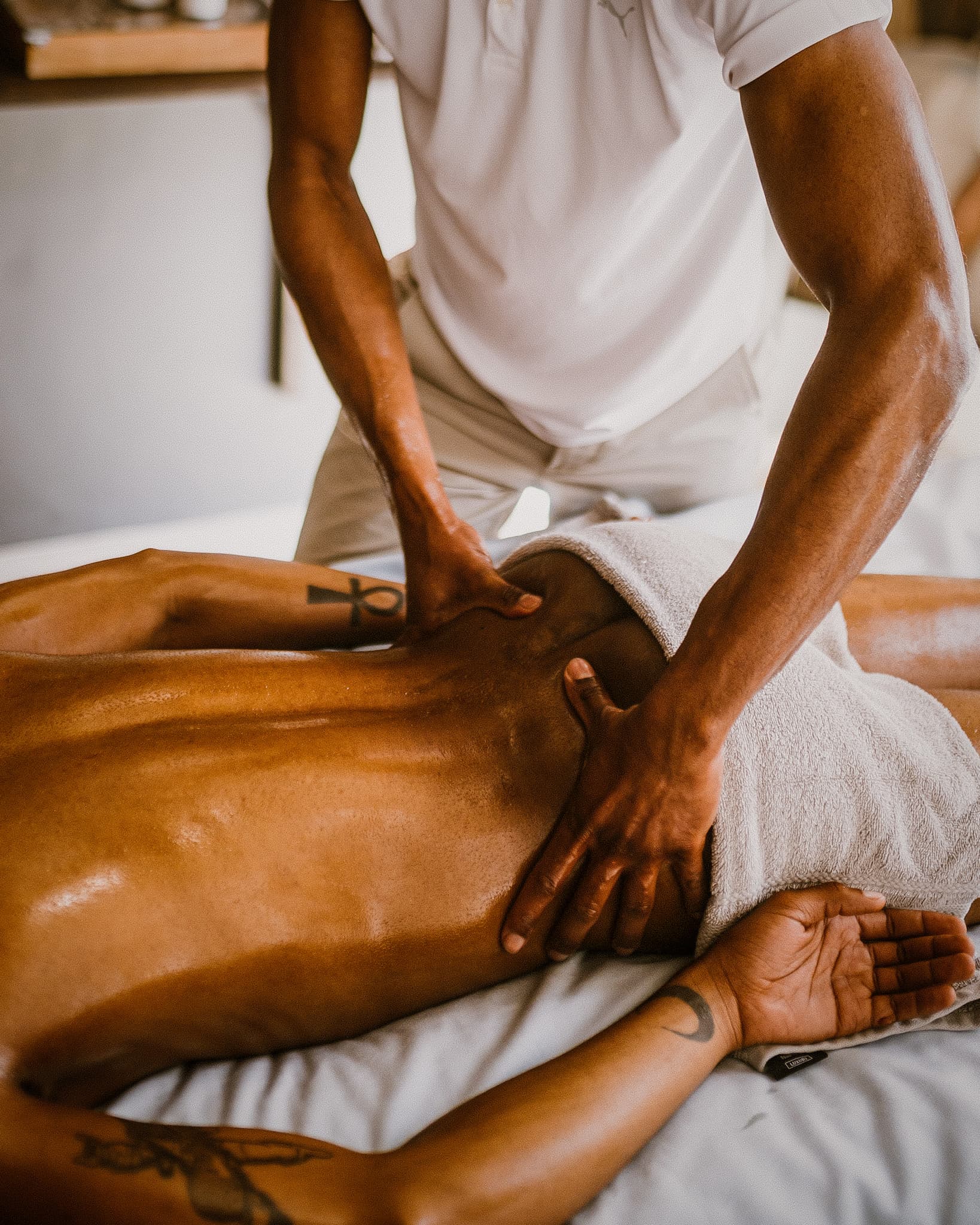 Client booking a spa appointment on a mobile device